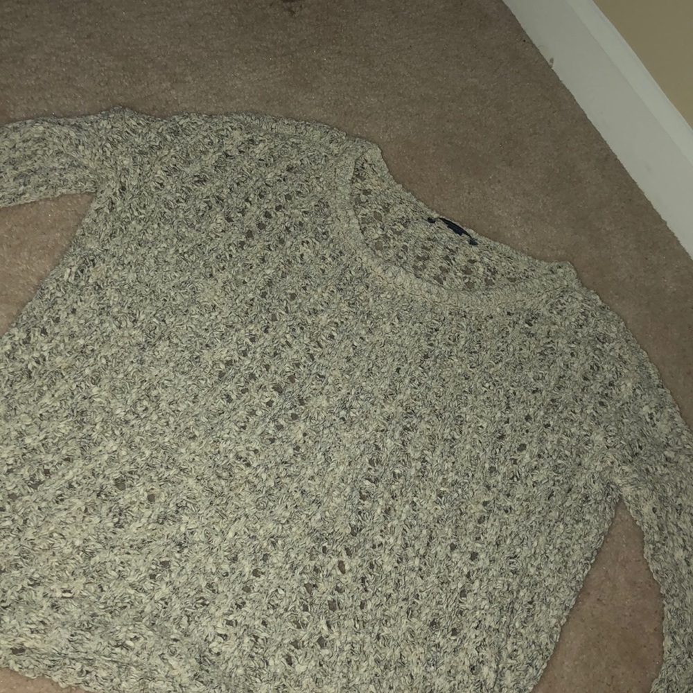 Cream American Eagle Outfitters Sweater
